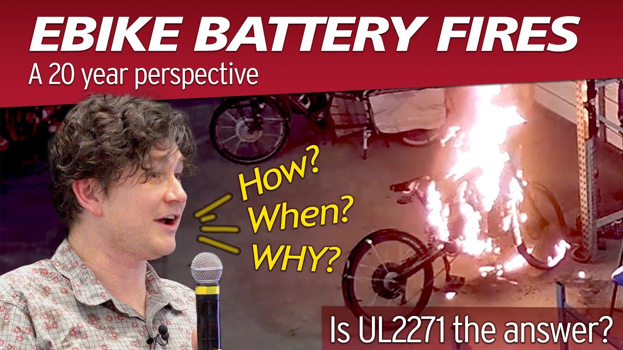 Grin's Perspective on Ebike Battery Fires, 20 Years of Experience - Live from the BC Bike Show