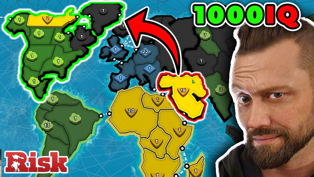 Left Africa, Invaded America! Risk World Map