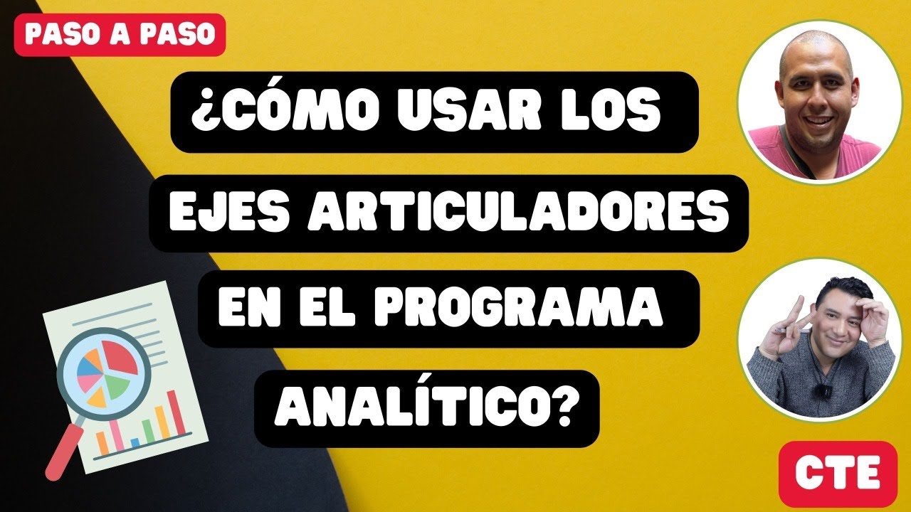 EN VIVO 🔴  ¿CÓMO USAR LOS EJES ARTICULADORES EN EL PROGRAMA ANALÍTICO?