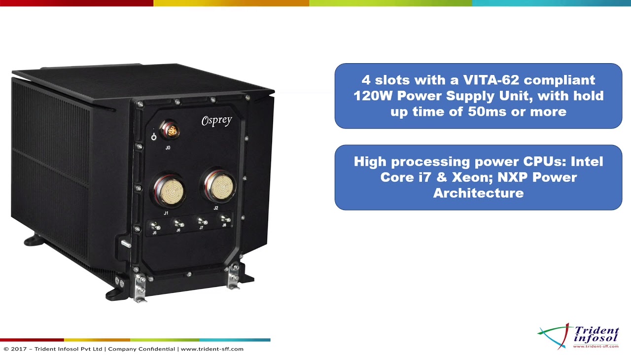 Osprey - 3U VPX Rugged COTS computer