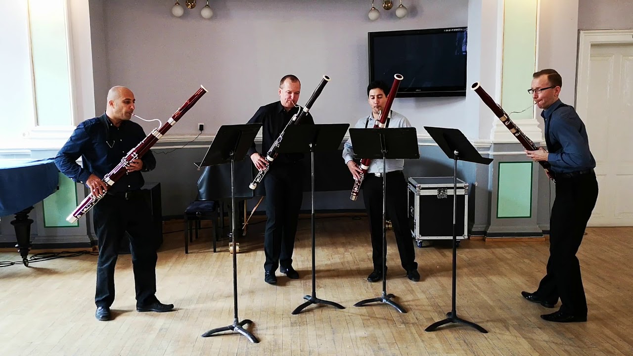 Budapest Bassoon Trio - Last tango in Bayreuth for 4 bassoons (With Adam Raduly)