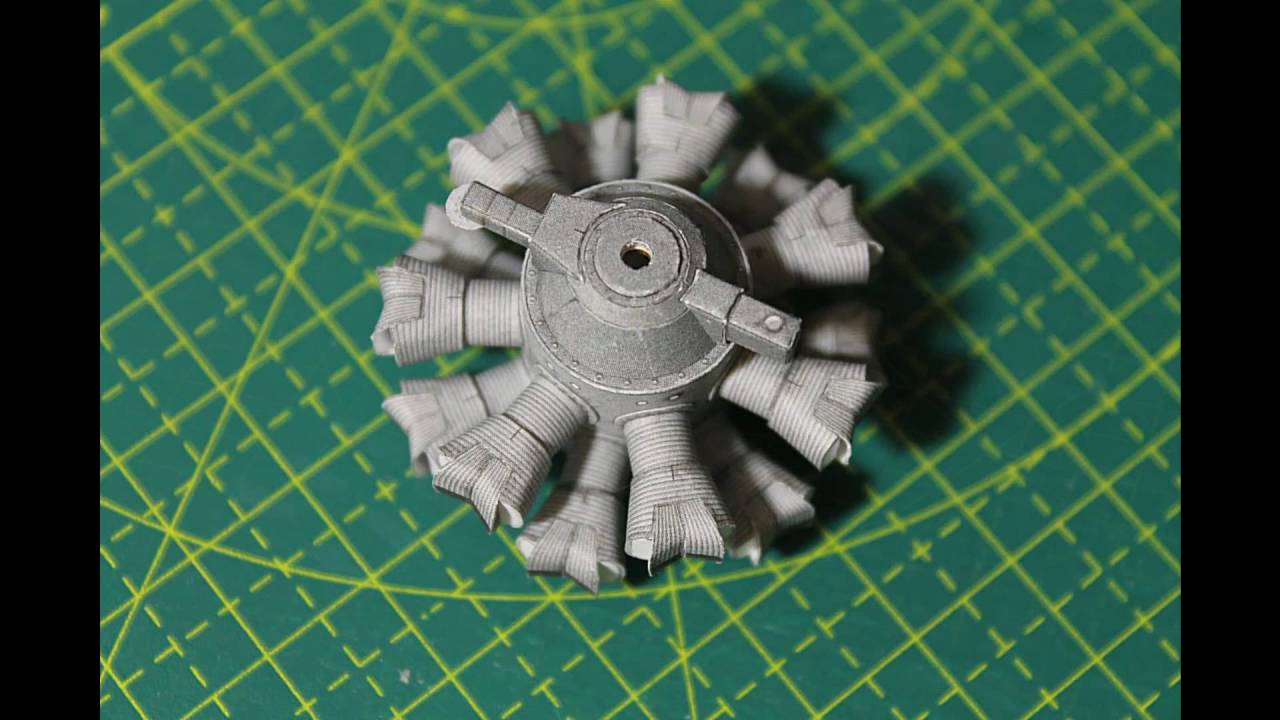Сборка модели самолета HELLDIVER из бумаги от HALINSKI
