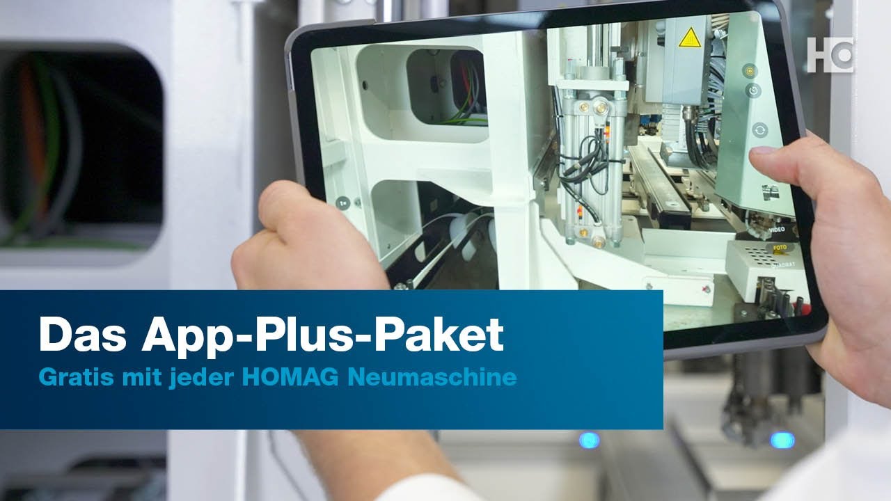 Das App-Plus-Paket gratis mit jeder HOMAG Neumaschine