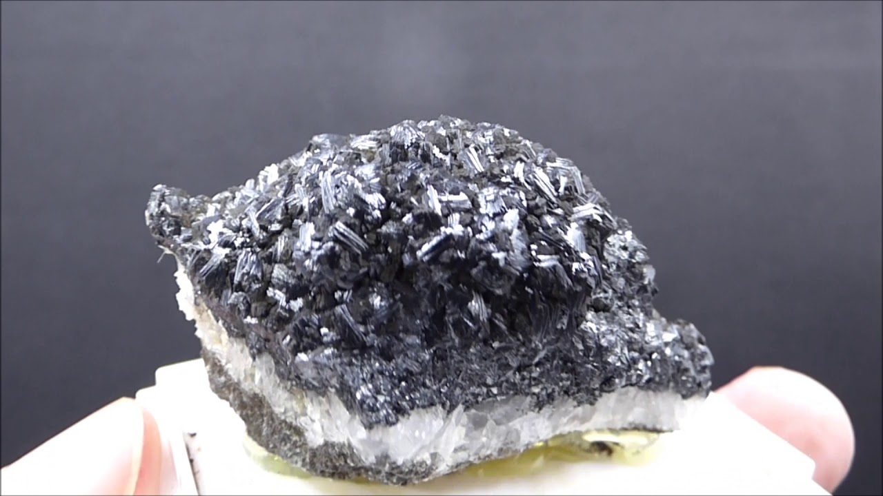 Minerales de Colecci&oacute;n - Pirolusita - Pyrolusite - Mina Hait&iacute; - Murcia - Espa&ntilde;a