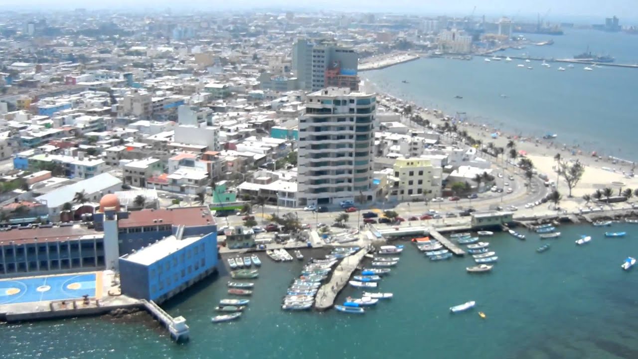 Vista panorámica de Veracruz en Helicóptero grabado por CambioDigital