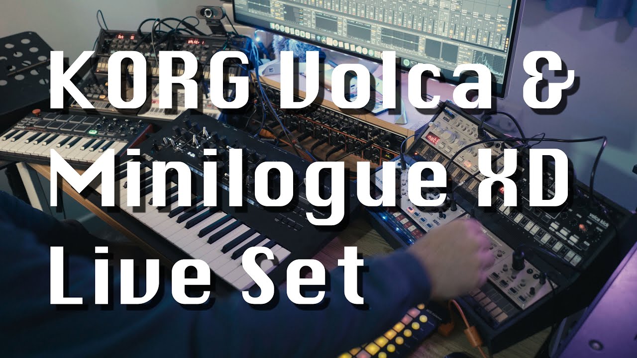 Live set with the KORG Volca & Minilogue XD