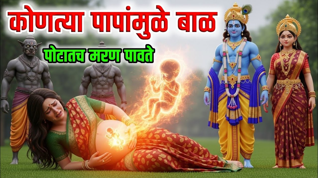 कोणत्या पापांमुळे बाळ पोटातच मरण पावते | Kontya paapammule stricha garbh galto #matalaxmi 