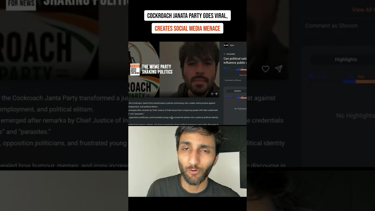 Cockroach Janata Party Goes Viral, Creates Social Media Menace