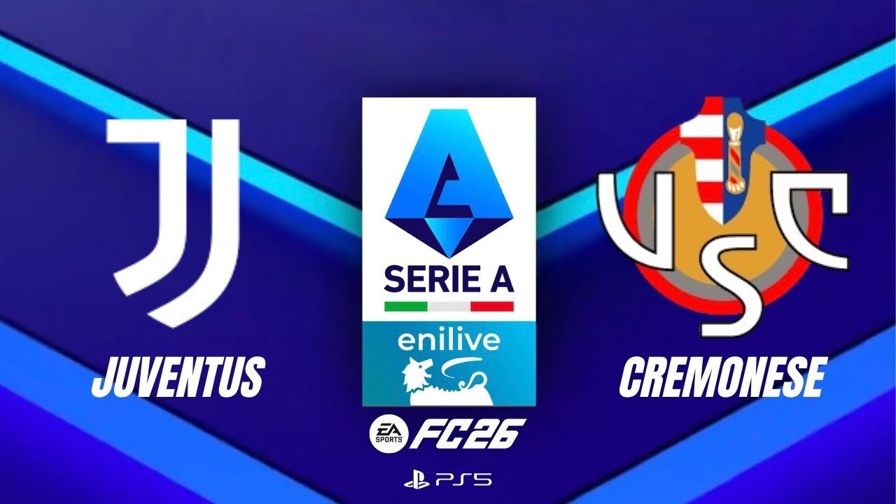 🔥 Juventus vs Cremonese | مباراة نارية في الدوري الإيطالي ⚽️ FC26 PS5