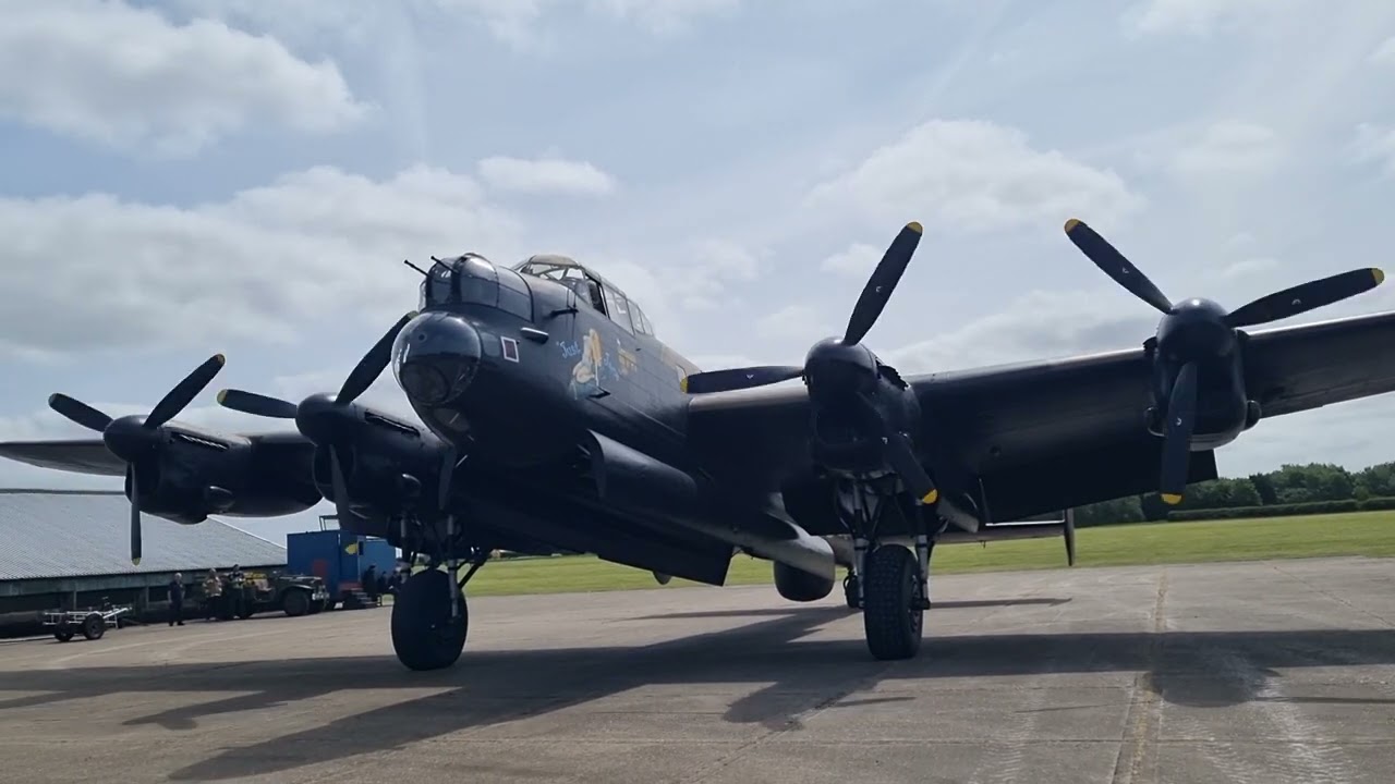Lancaster Bomber Just Jane Taxi Run