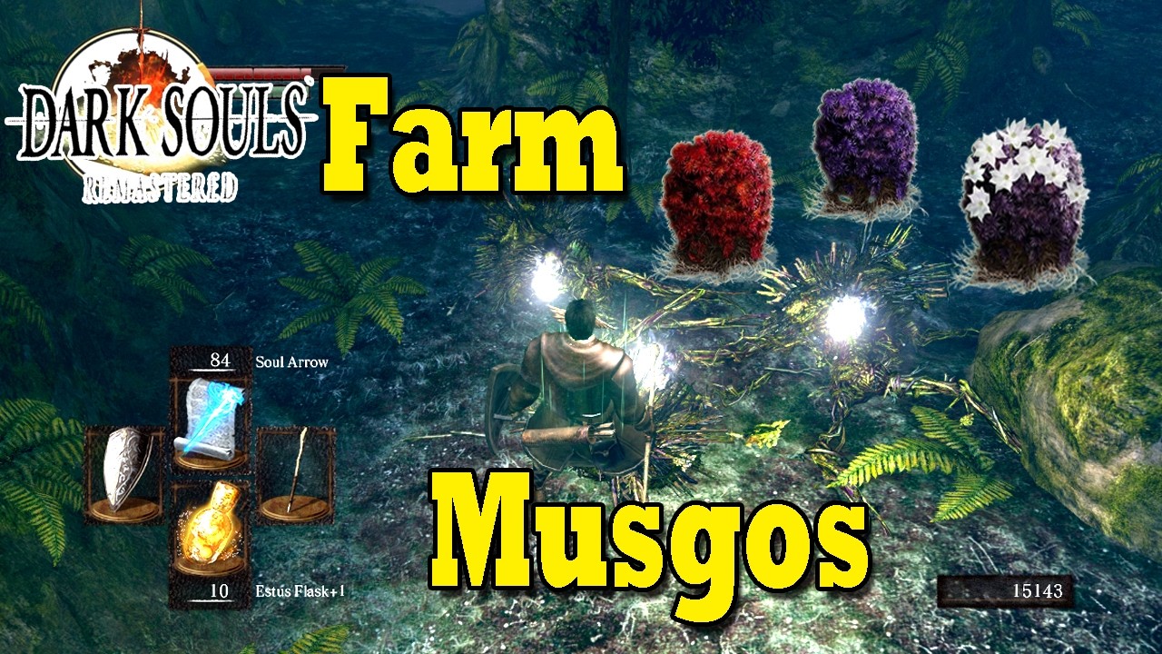 Feiticeiro de Vinheim farm de tufo de musgos | Dark Souls Remastered
