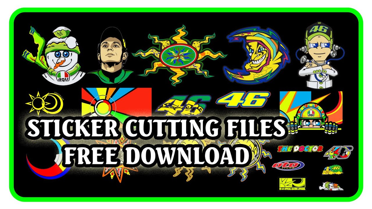 sticker cutting files free download