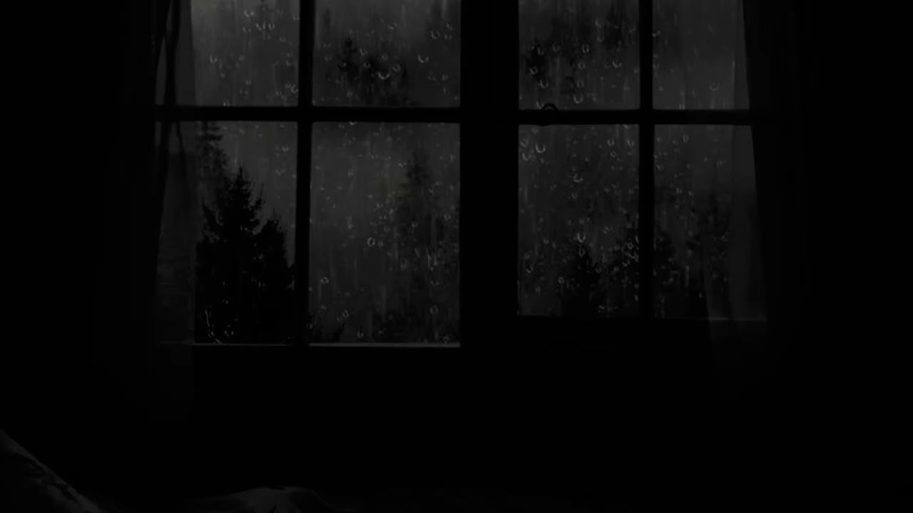 Midnight Rain in the Dark 🌙🌧️ | Cozy ASMR for Deep Sleep & Relaxation