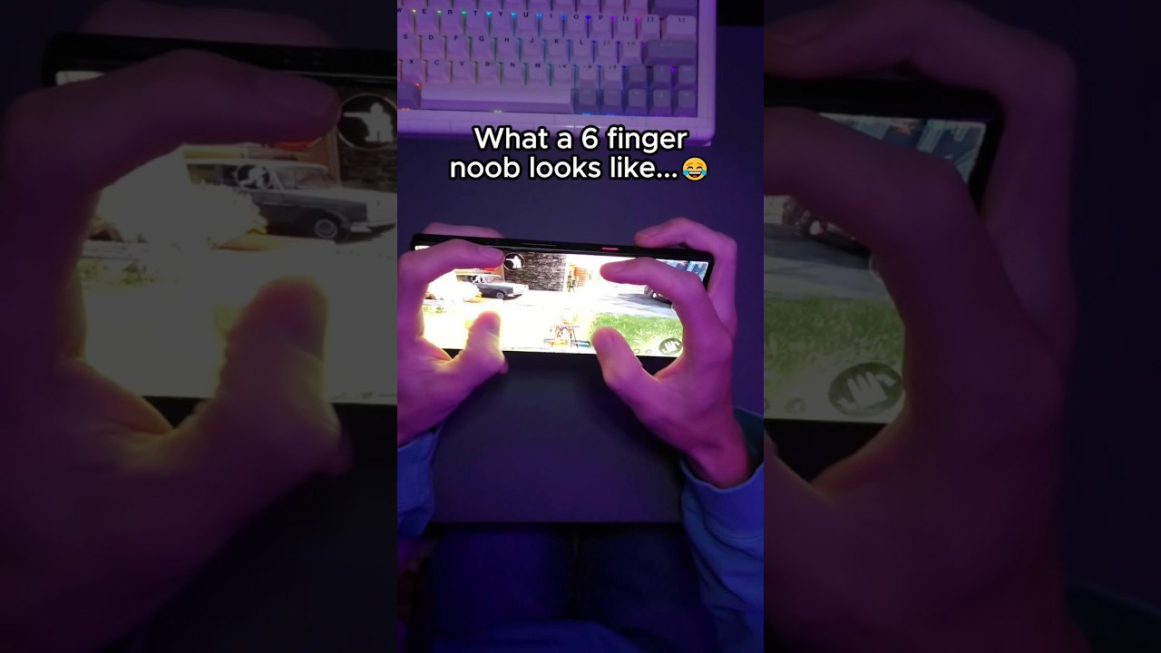 6 Finger Noob vs Pro🤯 #codm #callofdutymobile #whatthepuk