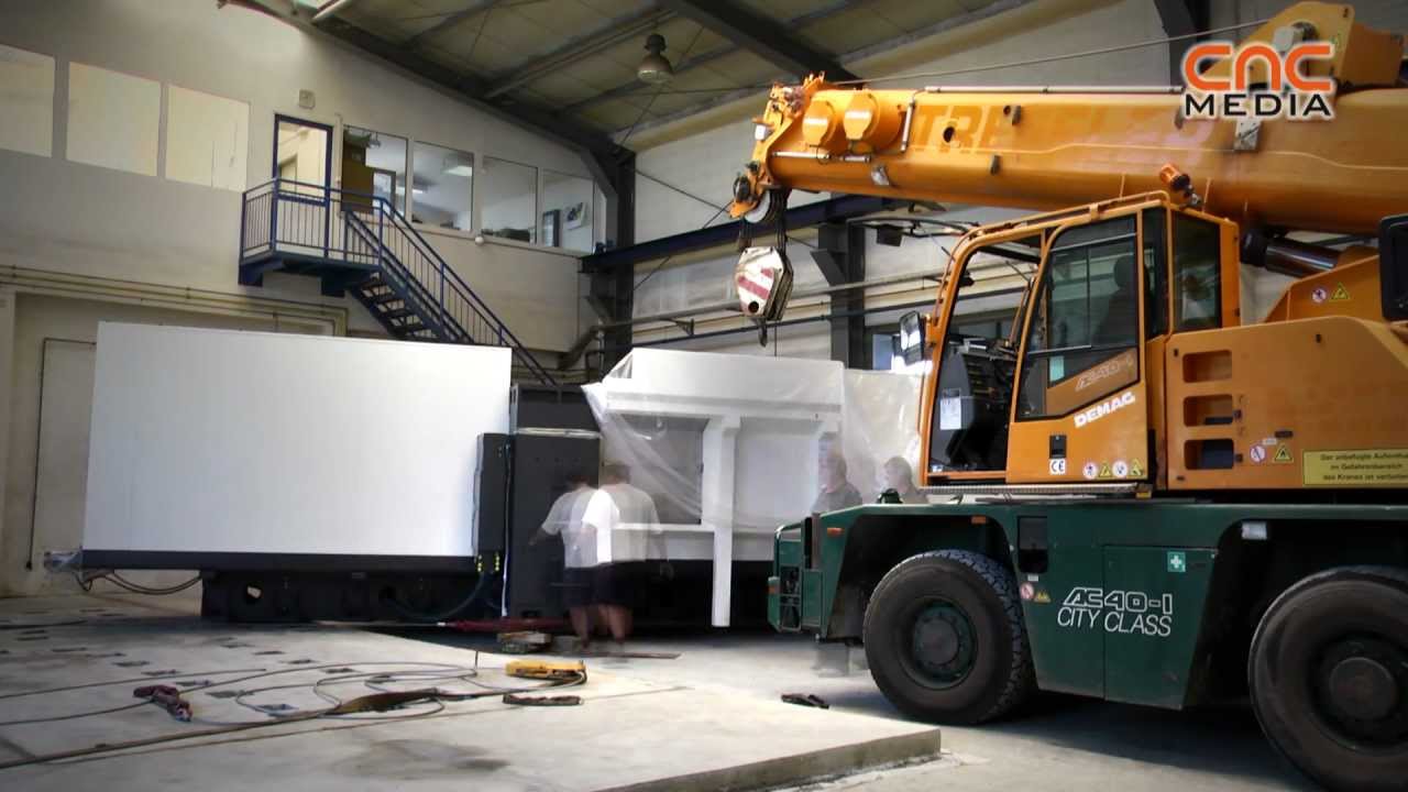 HARTFORD Pro-4210 double column milling center installation by DGA Ltd. Devecser, Hungary