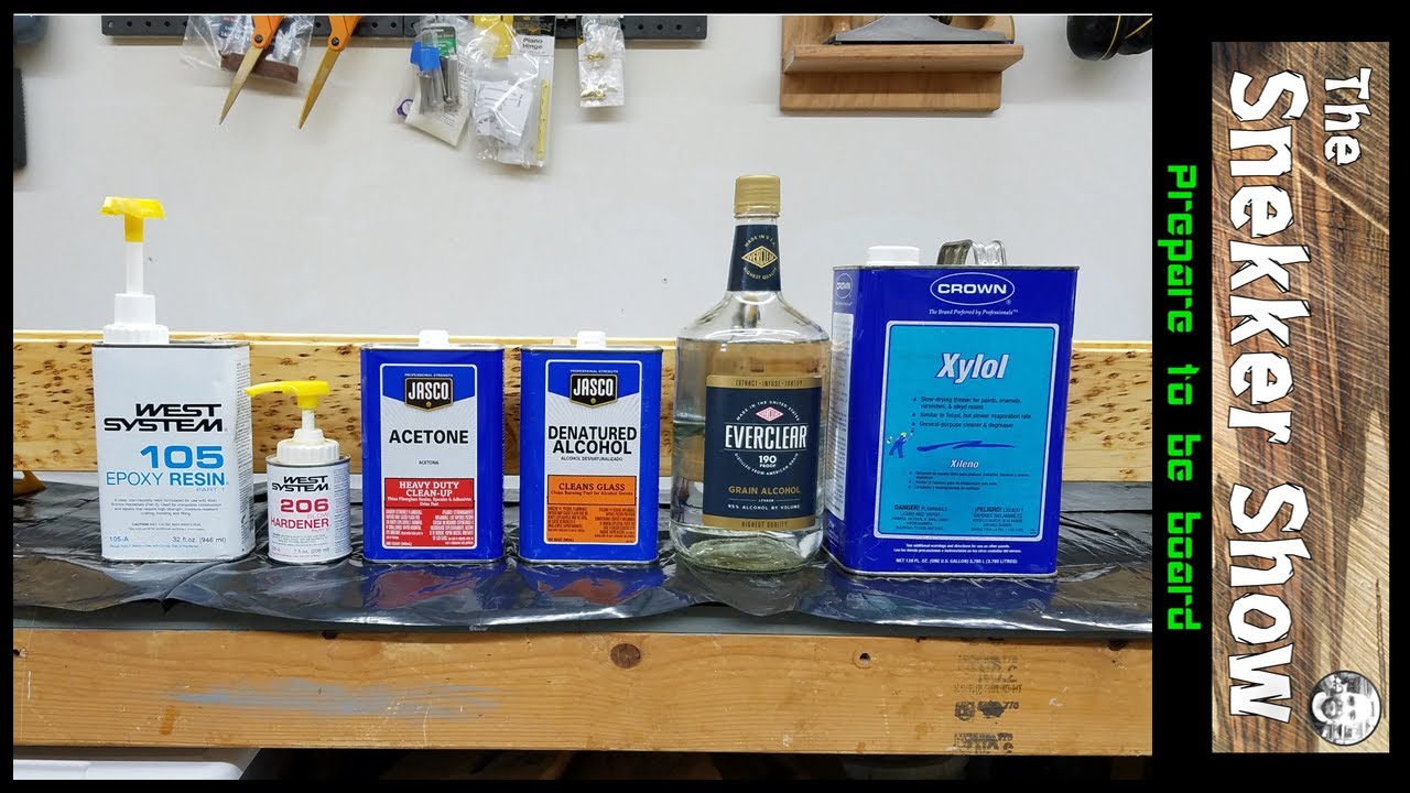 What happens when you thin epoxy with these solvents?
