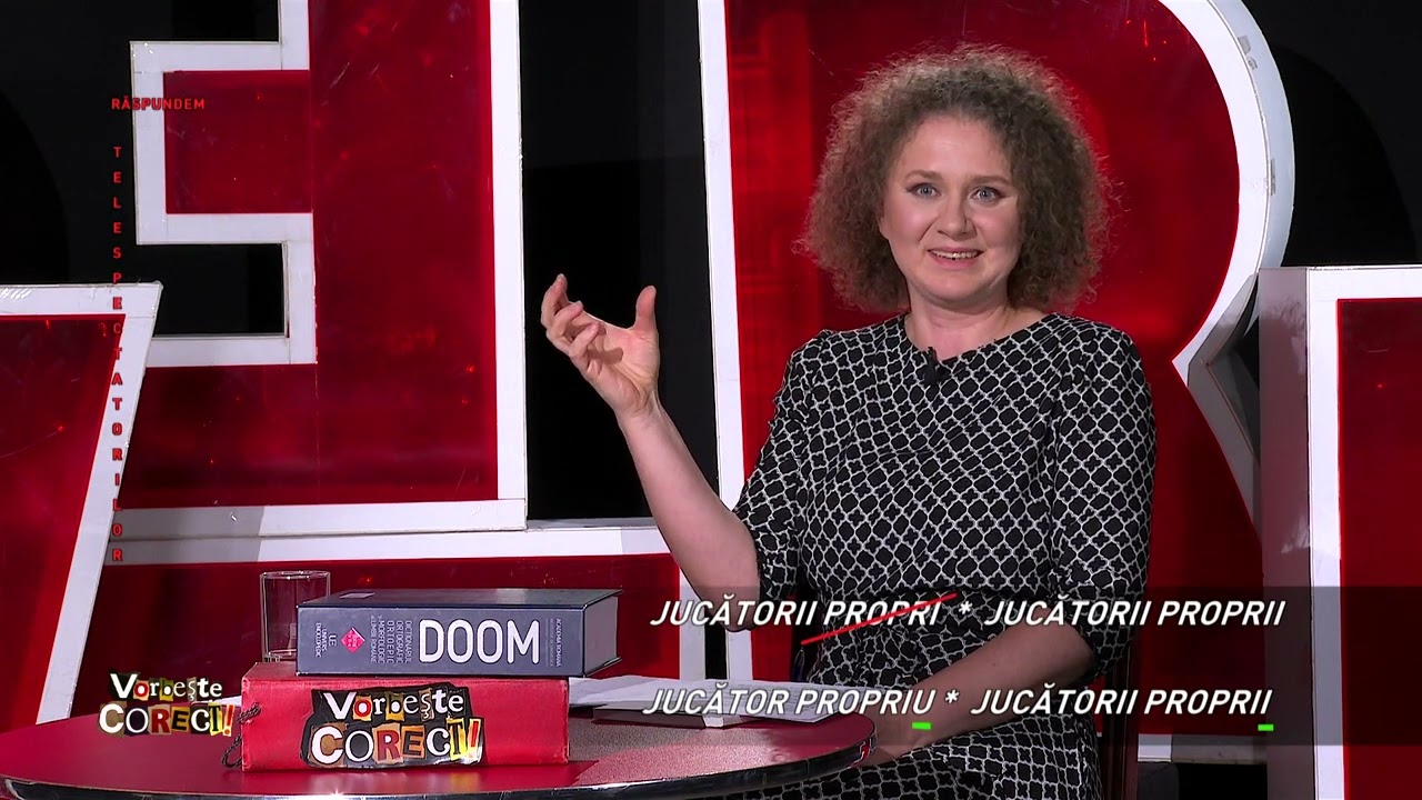 Vorbeşte corect! cu Andreea Dinică: Proprii sau propriii? (@TVR1)