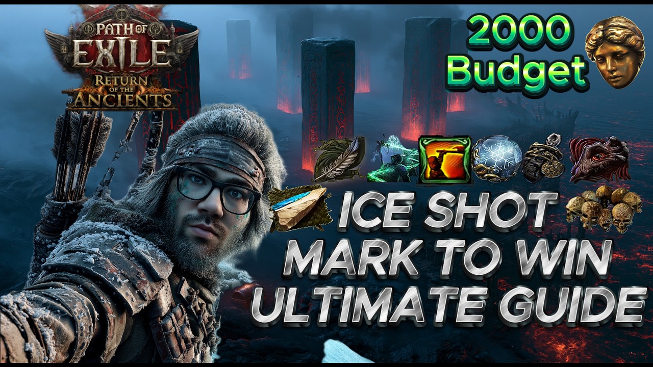 Path Of Exile 2- ULTIMATE MARK TO WIN🎯Guide | Ice Shot DEADEYE🧊🏹2000 DIVS Build | ROTA 0.5.4 ENDGAME