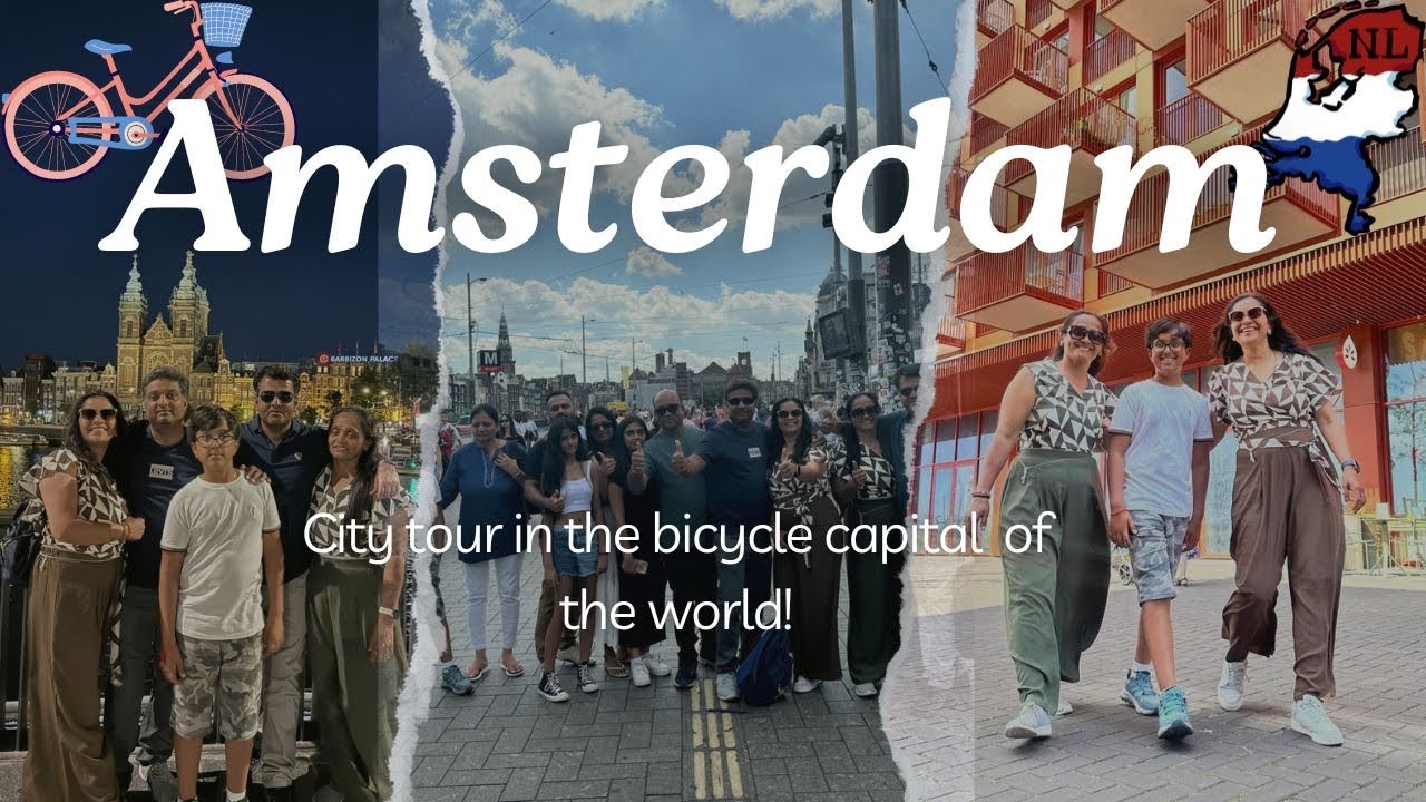 Europe Road Trip - Bicycle Capital Of The World Amsterdam City Tour