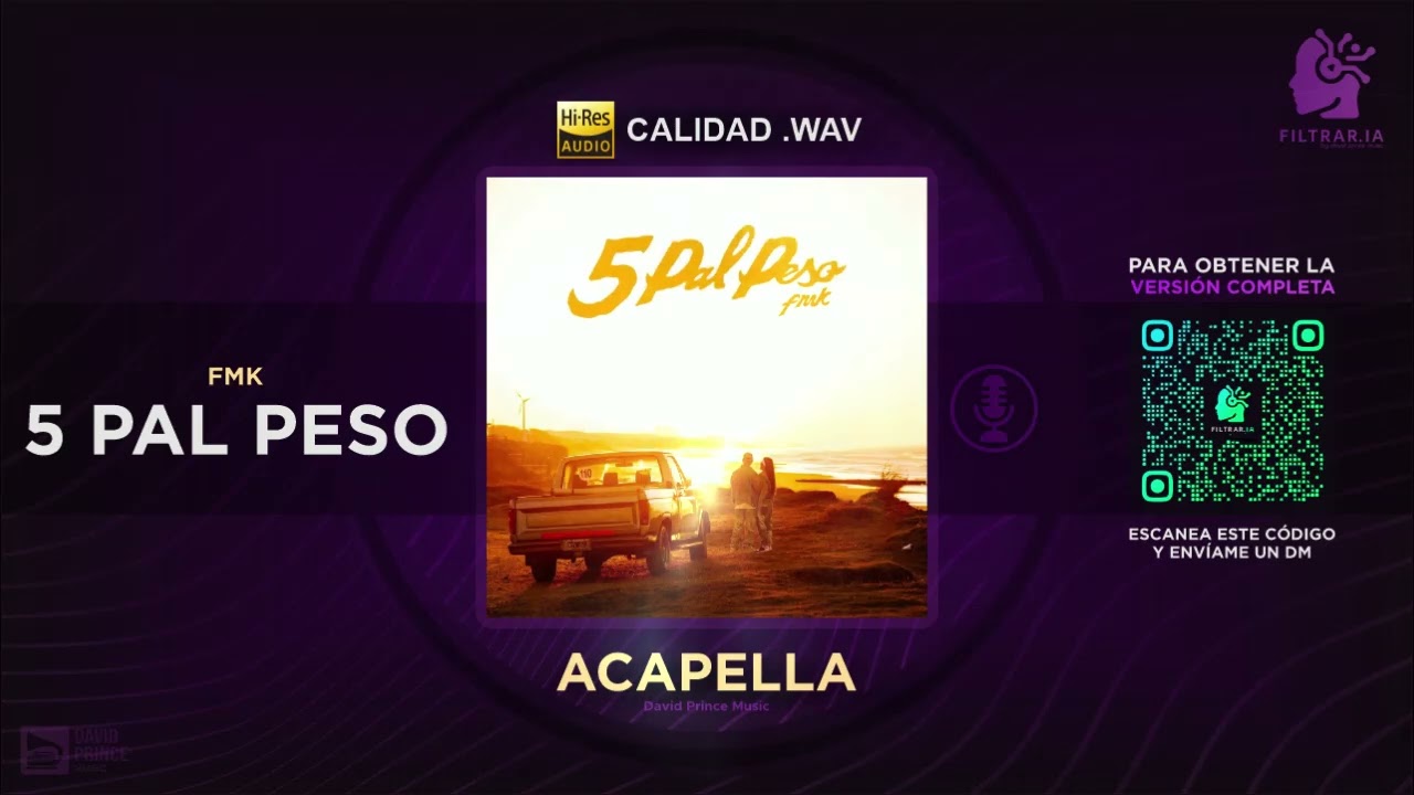FMK - 5 Pal Peso 🎙️ ACAPELLA (Filtrar IA)
