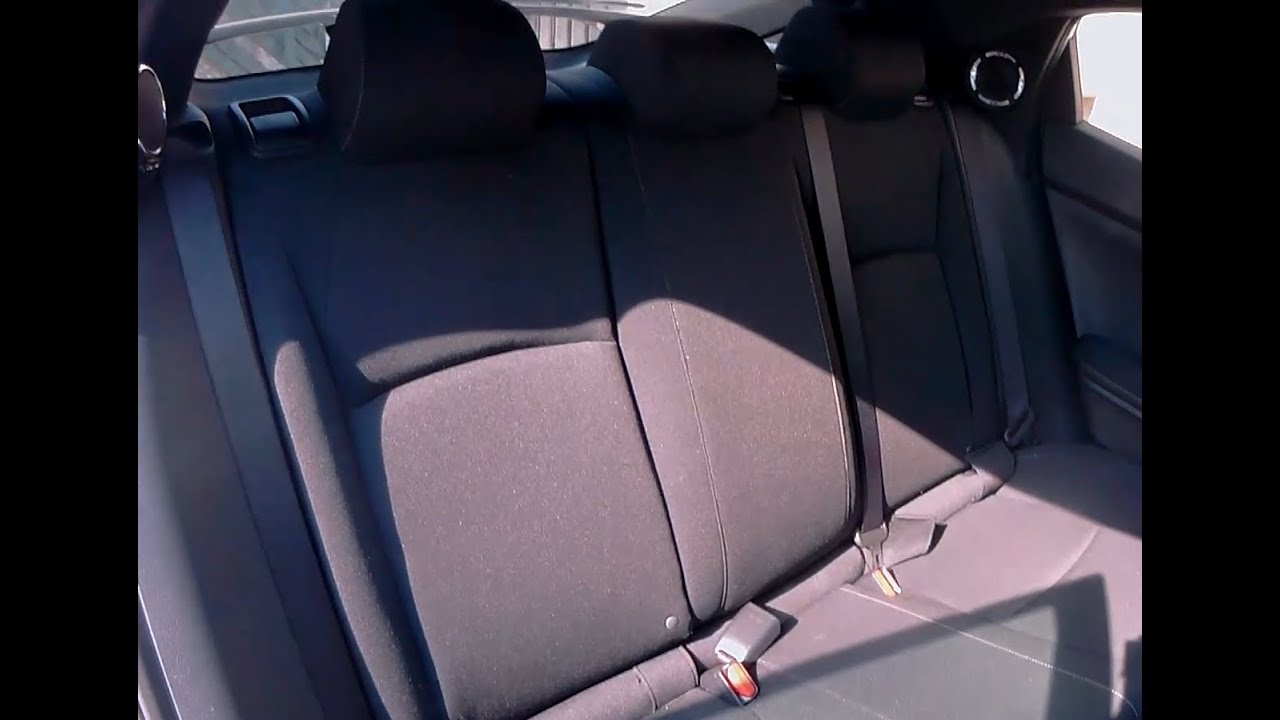 Honda Civic Hatchback 2016+ «Как снять верхние задние сиденья»