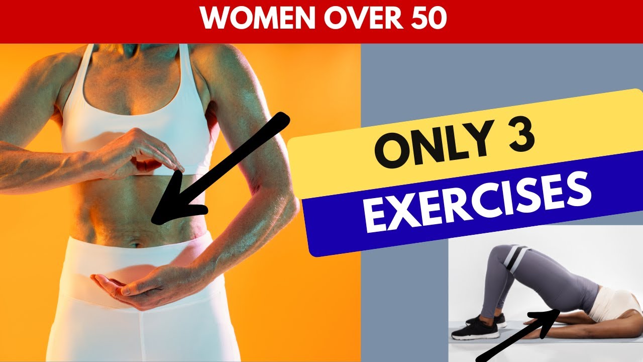 Over 50? 5 min core and glute workout at home!
