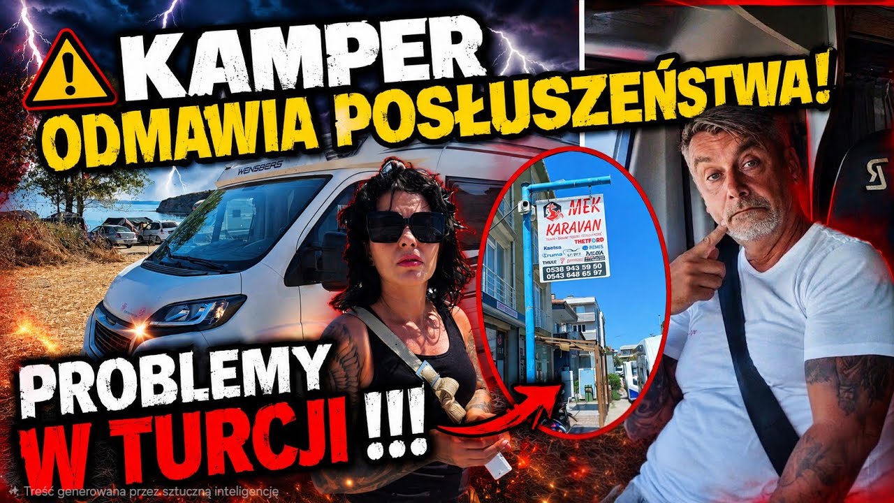 Nie tak miało być... Kamper odm&oacute;wił posłuszeństwa w Turcji!