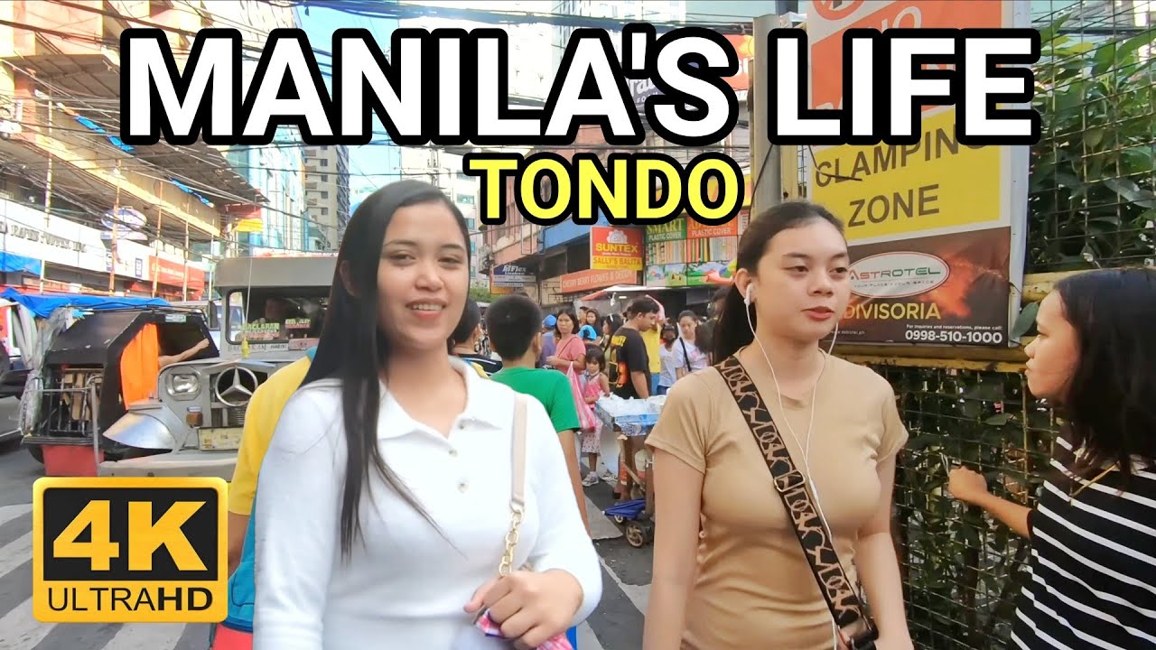 MANILA'S FULL OF PRETTIEST | Downtown Walk at Divisoria Tondo Philippines [4K] 🇵🇭