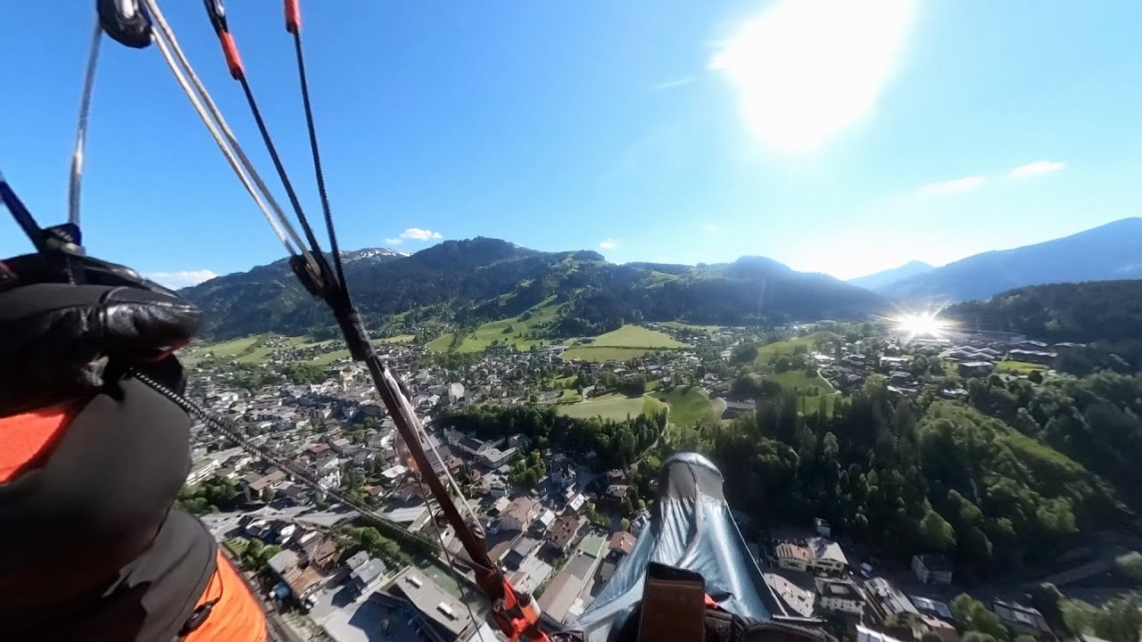Kitzbühel von Oben: Flug vom Kitzbüheler Horn