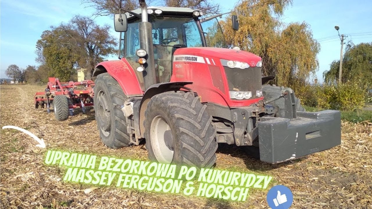 🔥Uprawa Bezorkowa Po Kukurydzy 2021 W Gr Białek🔥Massey Ferguson 7624 & Horsch🔥