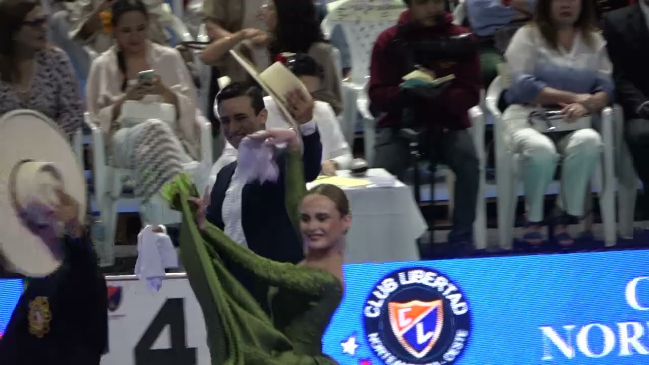 Antonella Miuccio y Sebastián Ampuero. Mundial de Marinera 2026. Categoría Junior (3F)