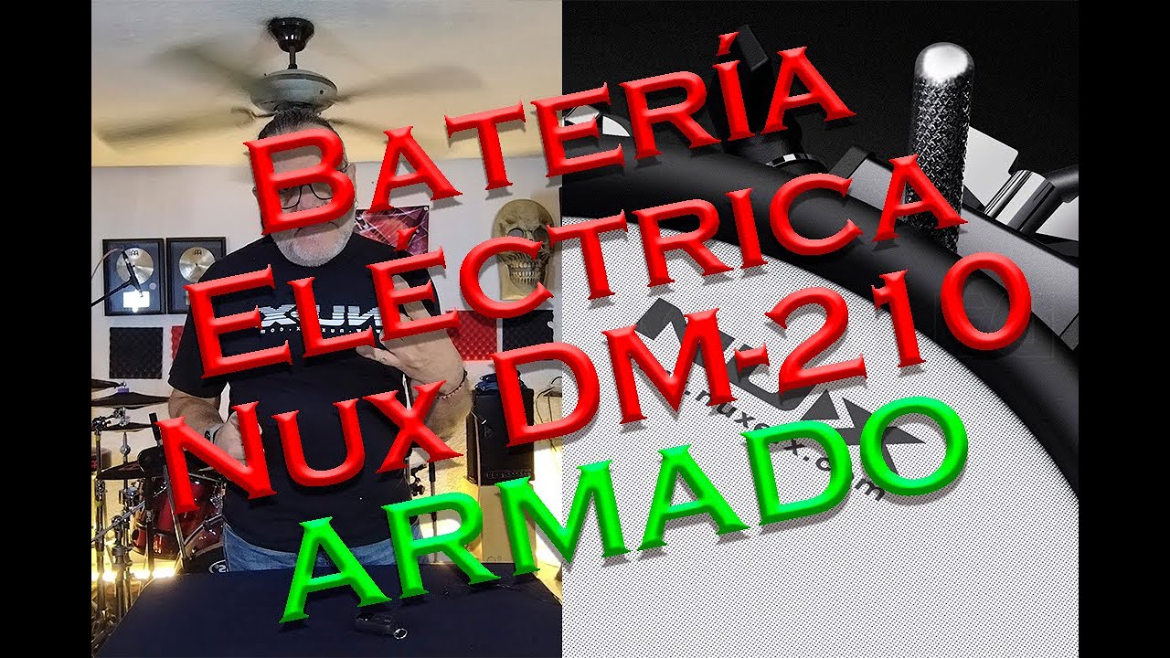 BATERIA NUX DM-210 - ARMADO