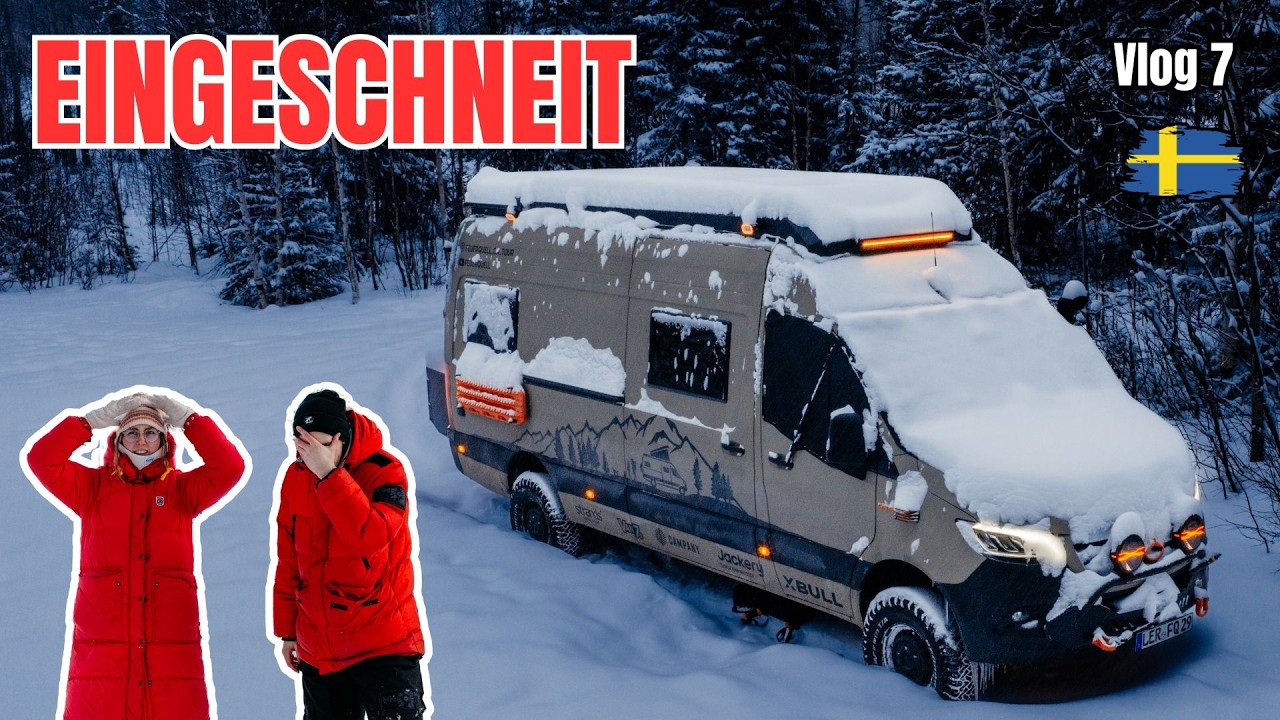 Eingeschneit im Nirgendwo – Wintercamping in Schweden