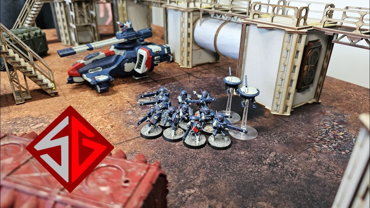 T'au vs. Astra Militarum: 1000 Point 10th Edition Warhammer 40K Battle Report