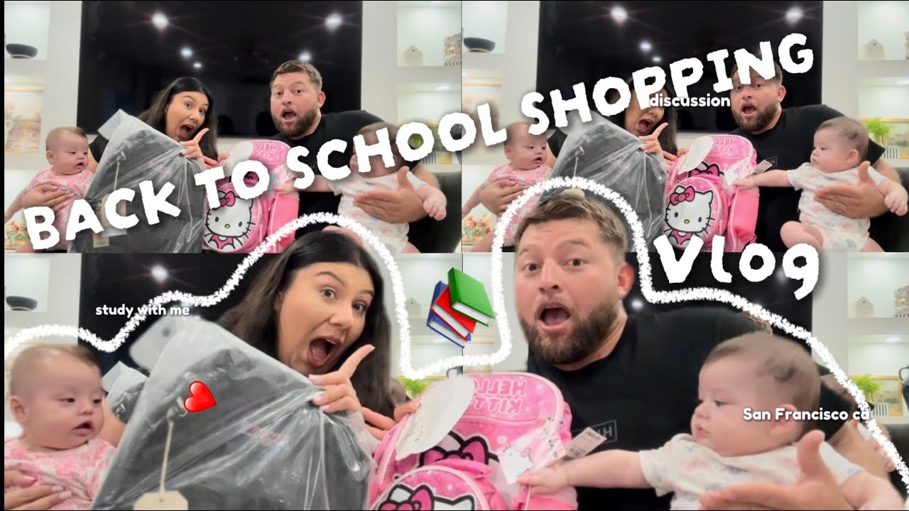 BACK TO SCHOOL SHOPPING/FINALLY SAW MY DAUGHTER