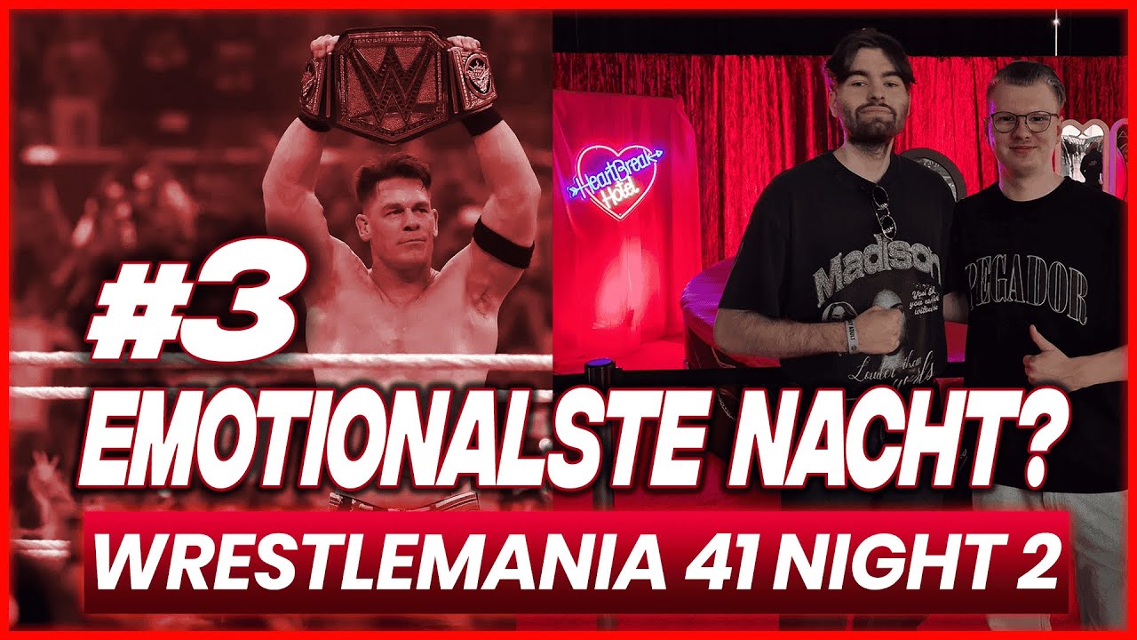 Emotionalste Nacht unseres Lebens 2.0? WrestleMania 41 Night 2 | VLOG #3