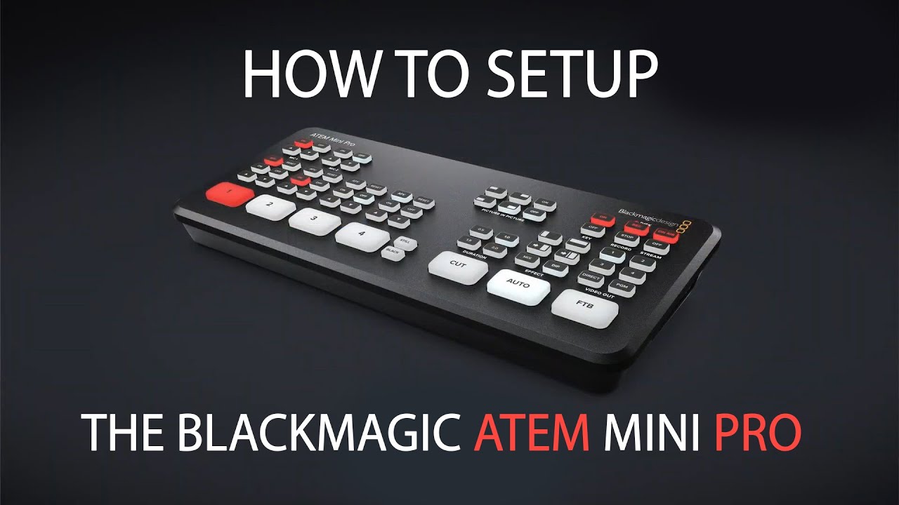Blackmagic ATEM Mini PRO! Hands-on | How to setup?