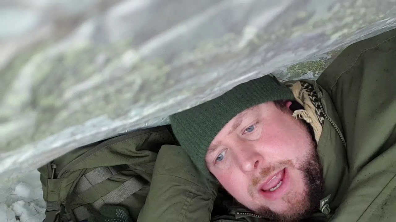 Winter shelter building with the Jerven bag.