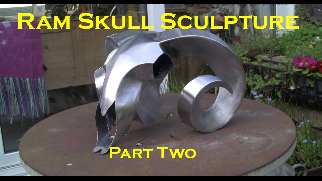 Ram skull sculpture Part Two