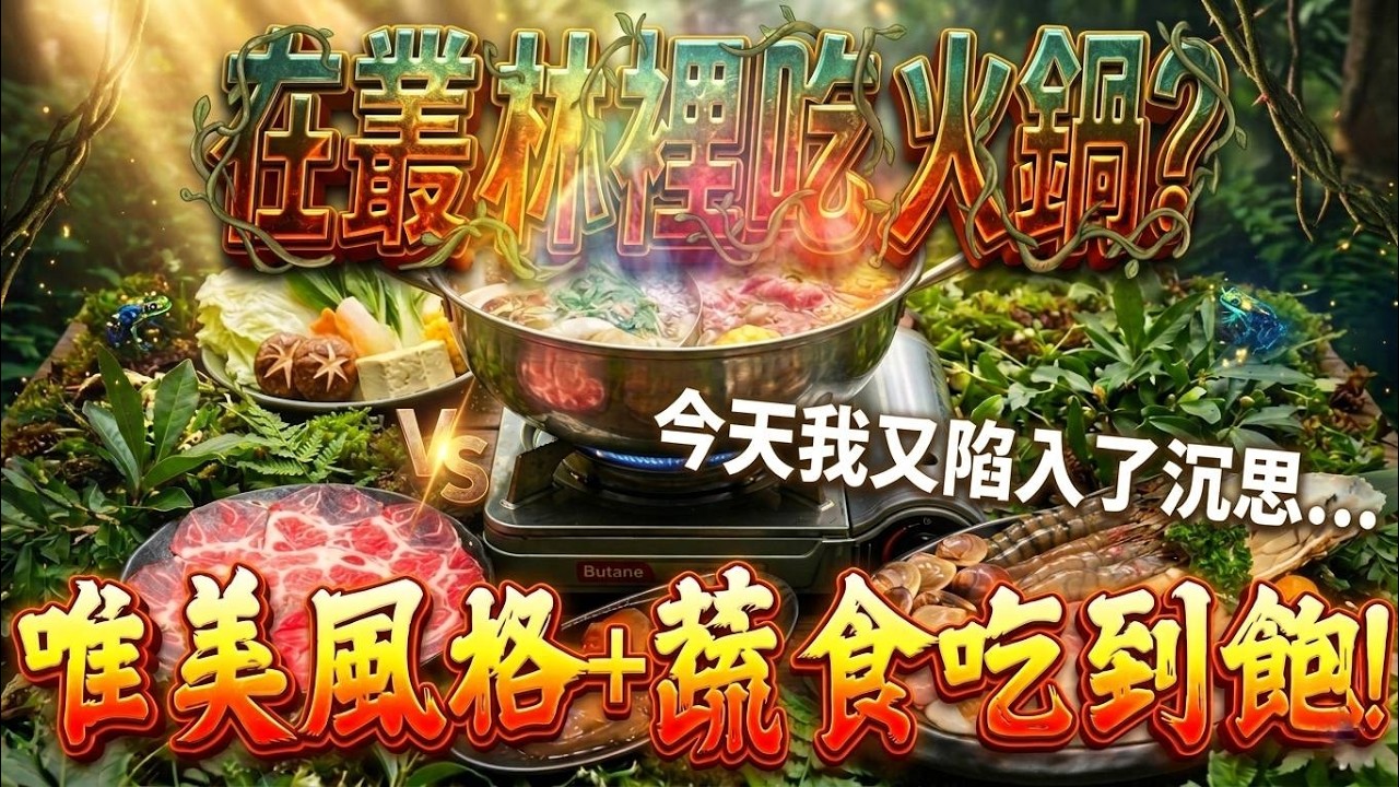 【台南-安平區】命中缺「木屬性」的好去處？ 全台少見的叢林系主題餐廳x鍋物吃到飽x全品項開箱！ 『餐點確實不簡單但我還是要扣分!』