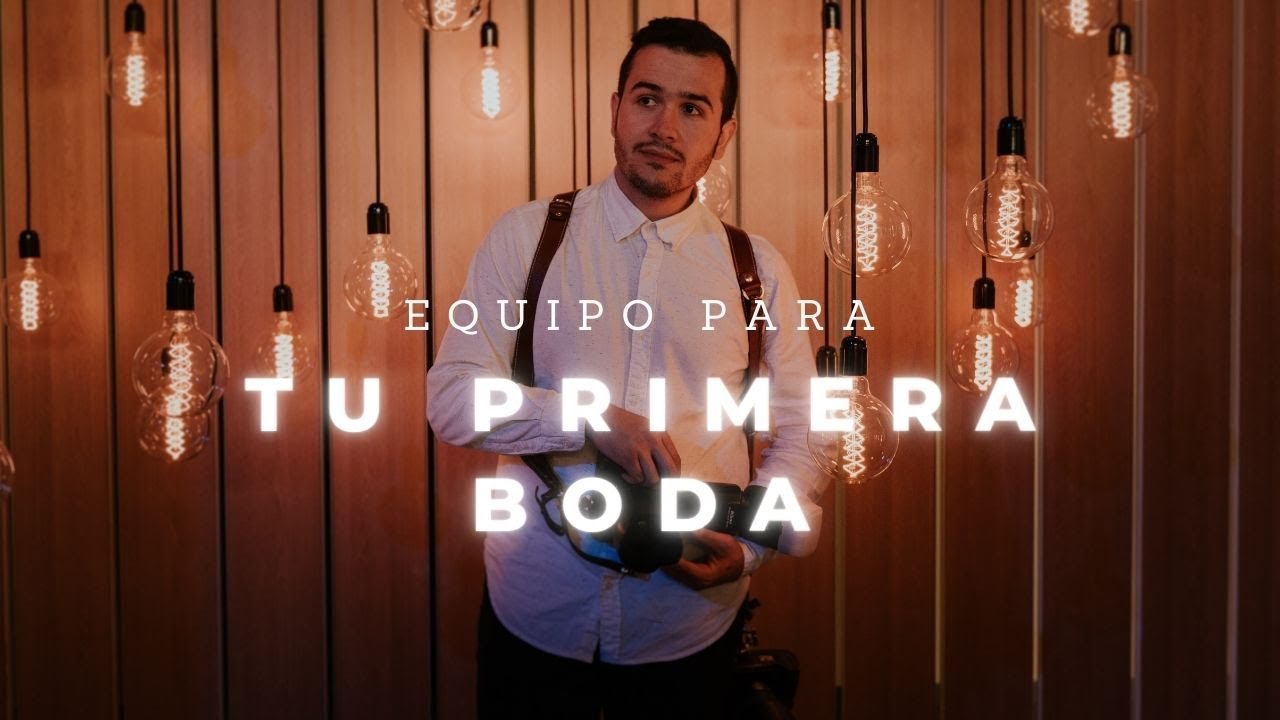 TODO el EQUIPO FOTOGRÁFICO que me llevaría a mi PRIMERA BODA 📷📷