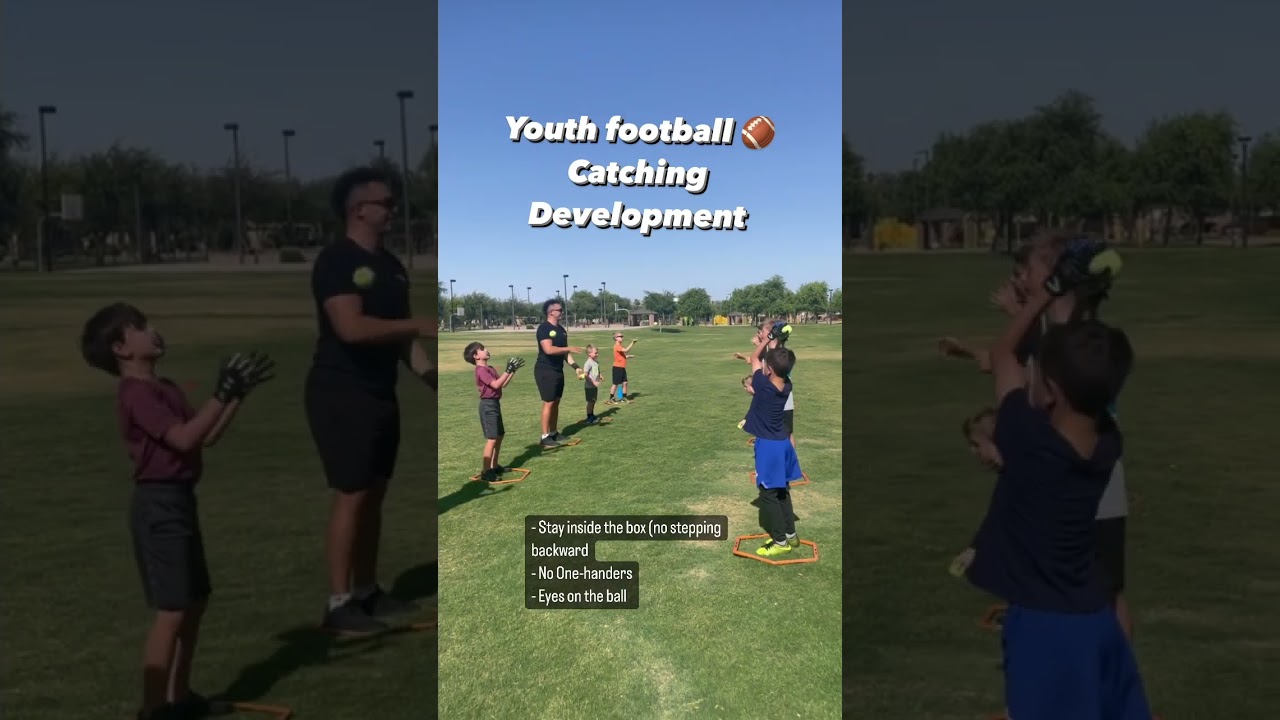 Youth Football Catching Drill