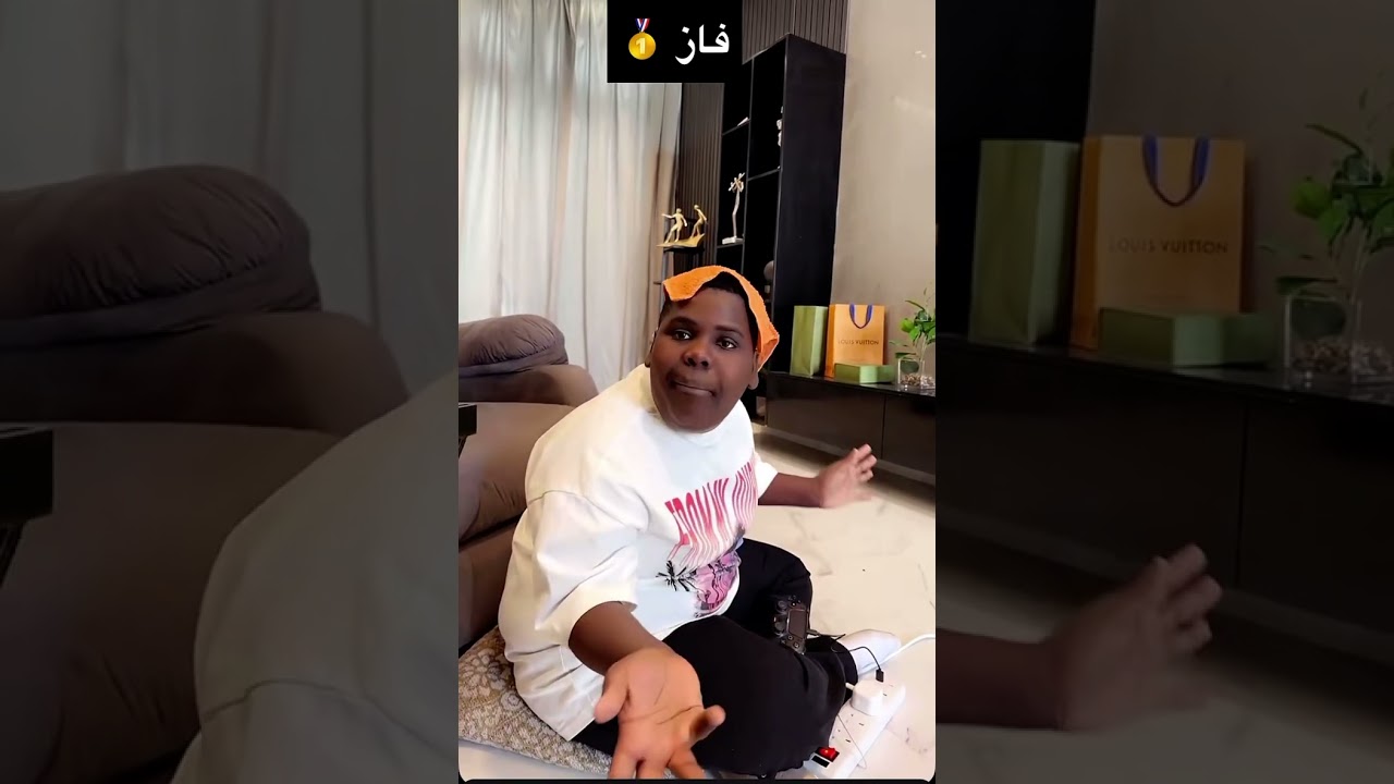 عزازي معصب من حمد 😂عزازي وحمد
