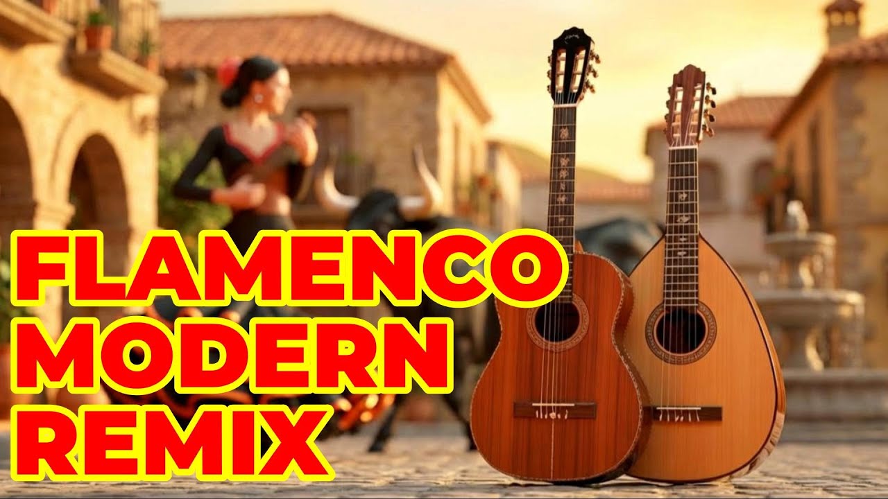 Elegant Flamenco Modern Remix Guitar, Accordion Relaxation Fusion - Emotional Performance