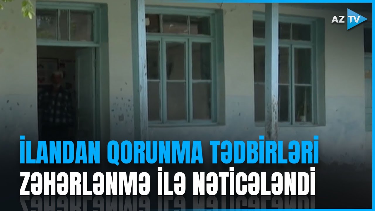 Şəkidəki məktəbdə kütləvi zəhərlənmə: şagird və müəllimlər xəstəxanaya yerləşdirildi