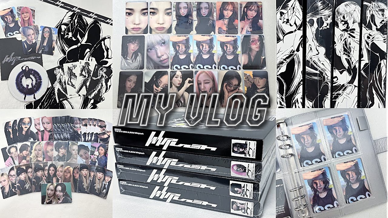 【MY VLOG】#5 Whiplash追加アルバム開封の儀〜ae-Tシャツもきたわよ🖤