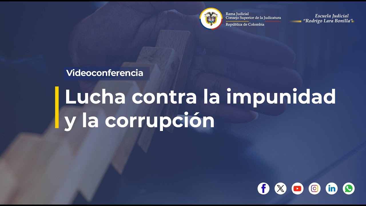 Lucha contra la impunidad y corrupción | Videoconferencia