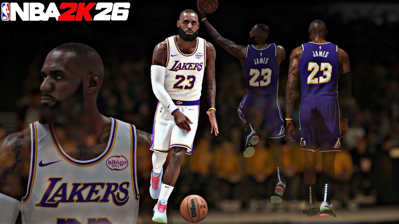 NBA 2K26 | Неудержимый Леброн Джеймс: лучшие моменты реалистичных игр | PS5 Pro (4K HDR)