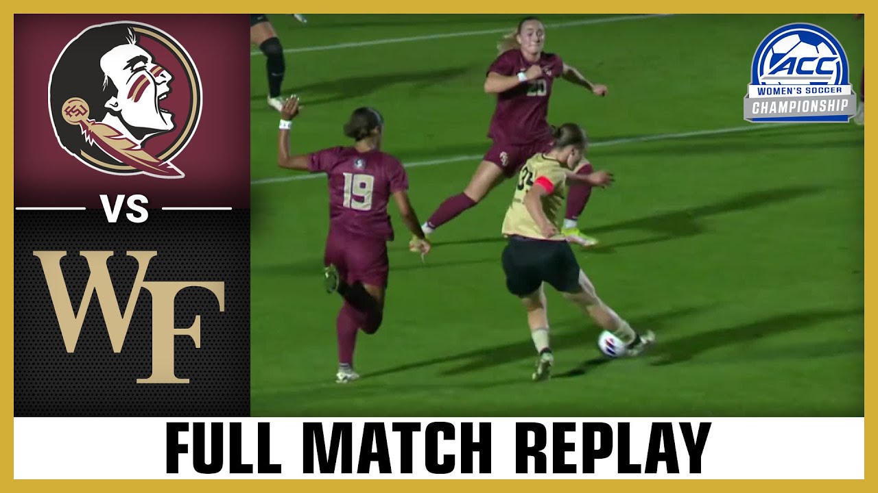 Florida State vs. Wake Forest Full Match Replay | 2024 ACC Women's Soccer Semifinals