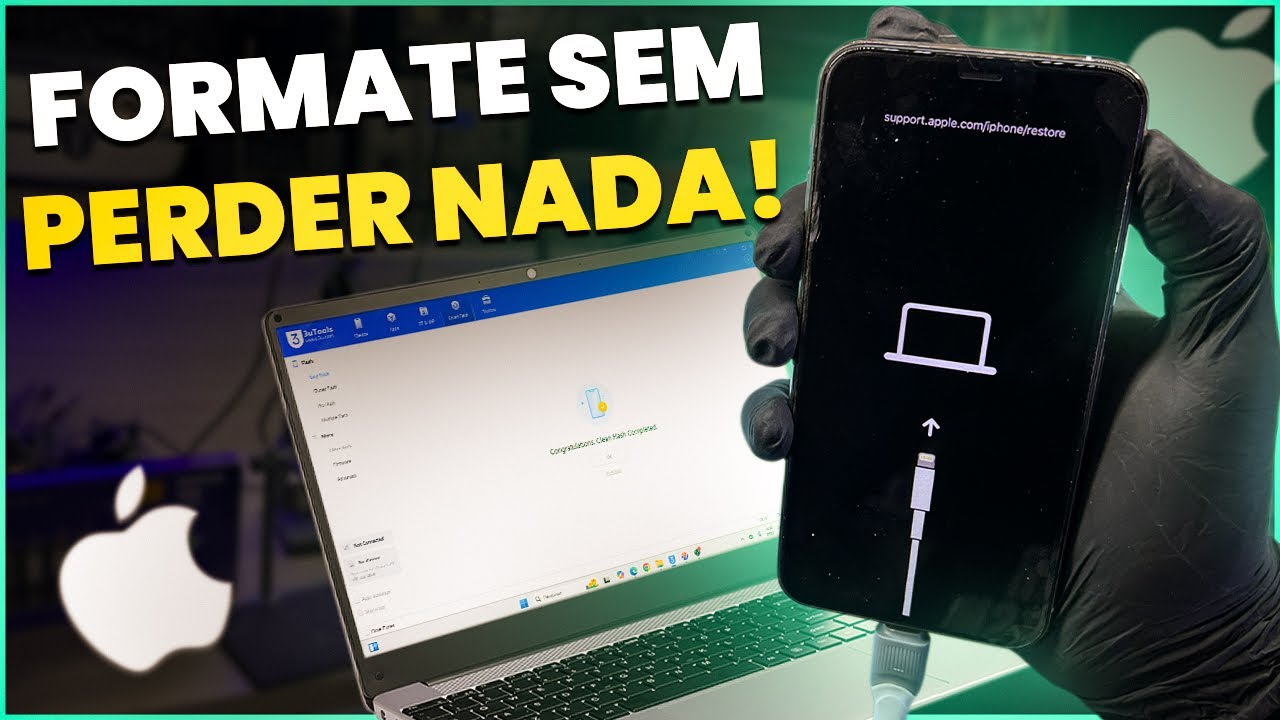 Como Fazer o Software ou Formatar o iPhone Sem Perder os Arquivos! (Rápido e Fácil)